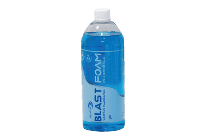 Bottle of Blue, Marine Scented 1L Foaming Car Wash Product "Blast Foam"