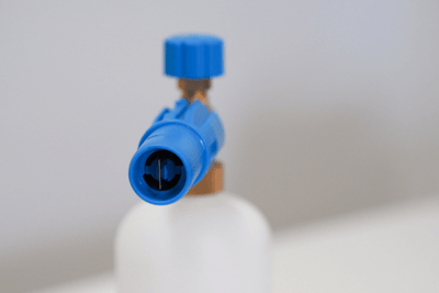 Close Up of Blue Snow Blaster 2900 Nozzle