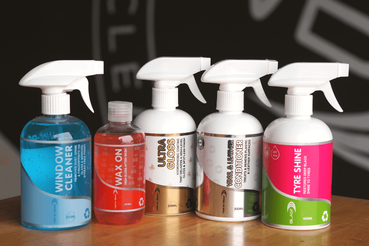 Selection of Wat-er Blast Spray Cleaners