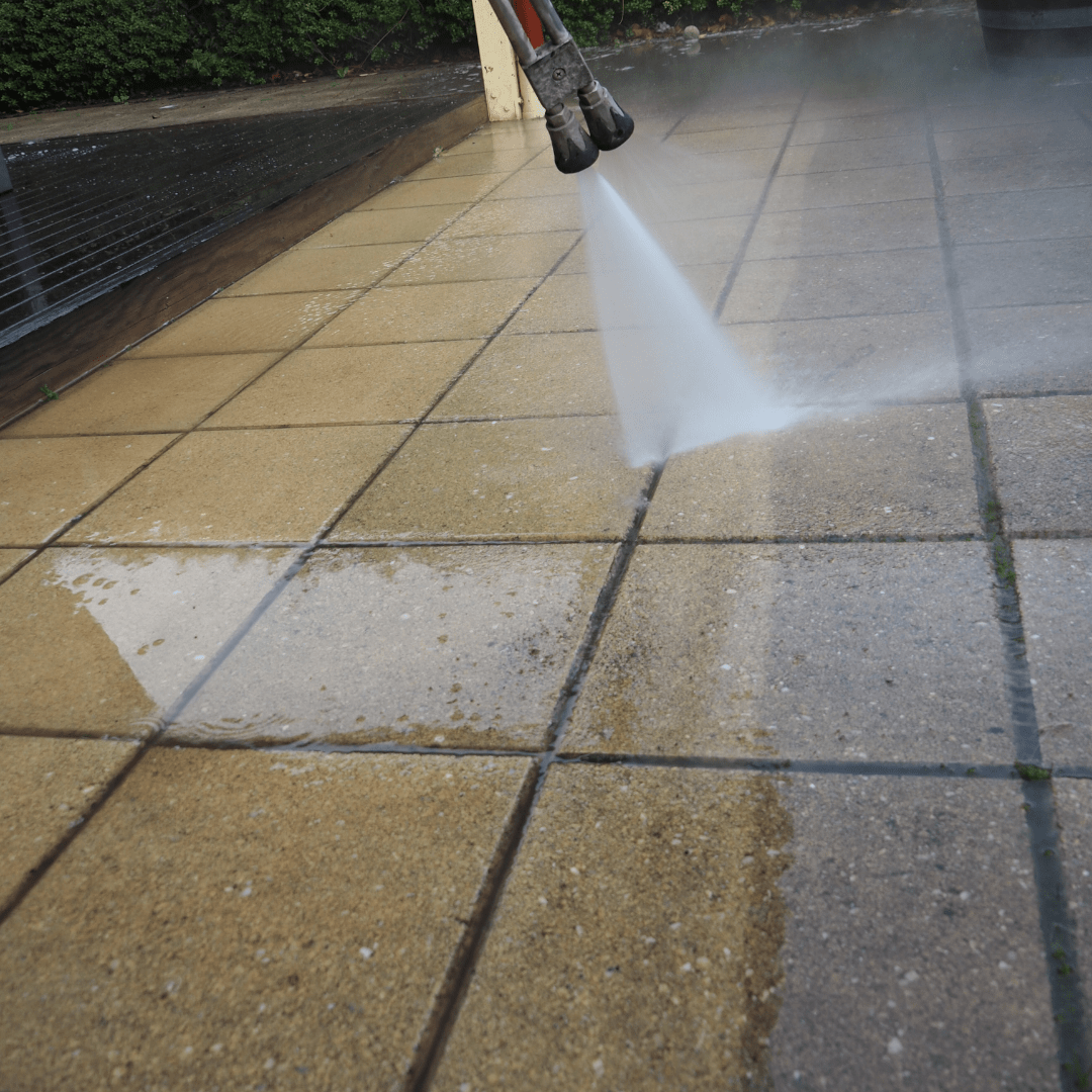 High Pressure Cleaning Patio