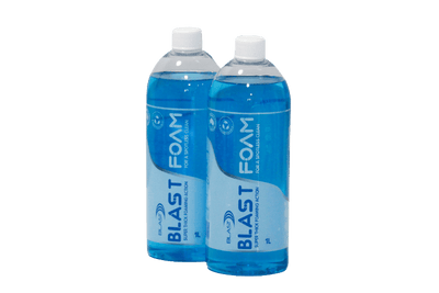 Two Bottles of Blue "Blast Foam"