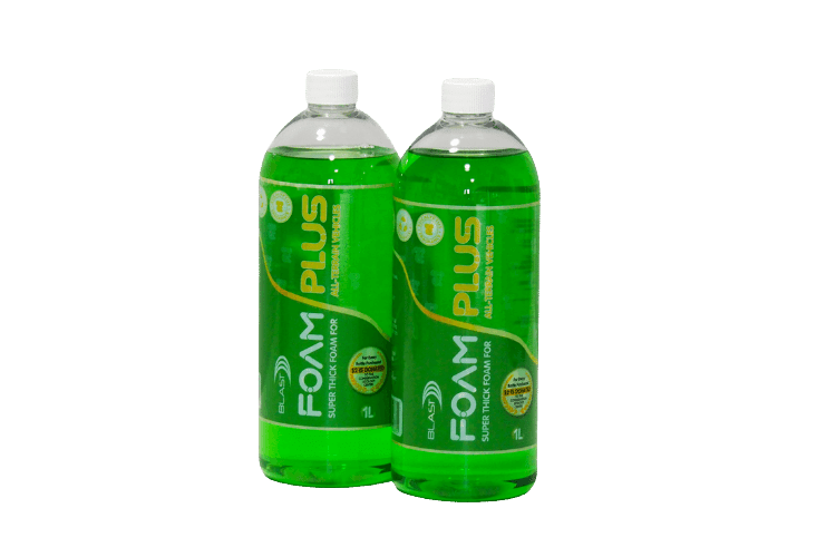Bottles of Green 2L Heavy Duty Snow Foaming Car Wash Product "Snow Foam Plus"