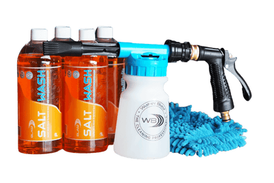 Snow Foaming Gun with Orange Marine Care Salt Washing Product with Wash Mitt