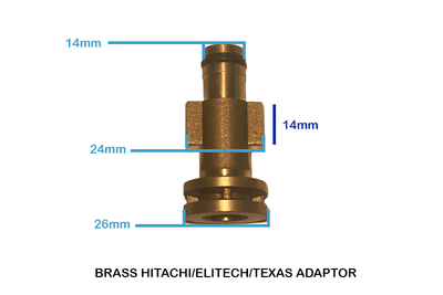 Brass Hitachi/Elitech/Texas Adaptor