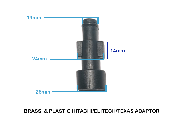 Brass & Plastic Hitachi/Elitech/Texas Adaptor