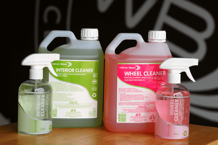 Collection of Wat-er Blast Drums and Spray Cleaners