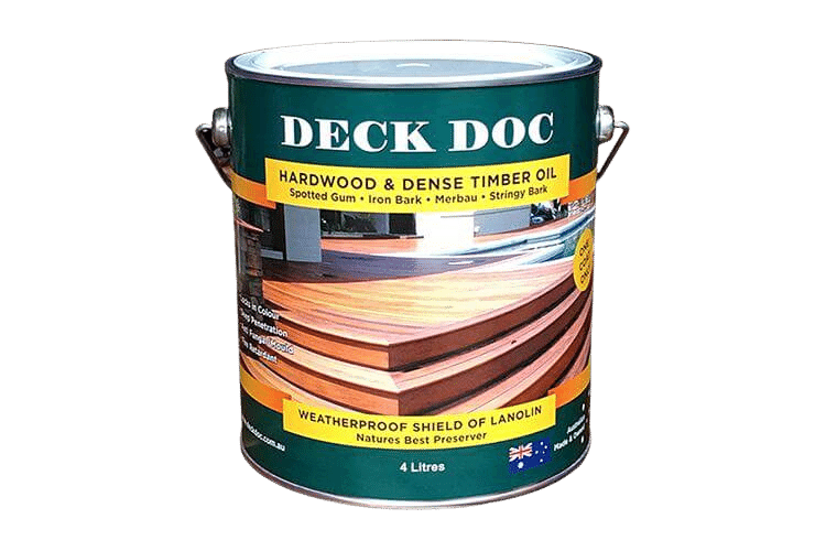 Deck Doc Hardwood & Dense Timser Oil 4L