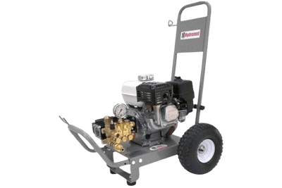 Hydromat's HP1712A Pressure Cleaner with a Heavy Duty Frame with Pneumatic Wheels