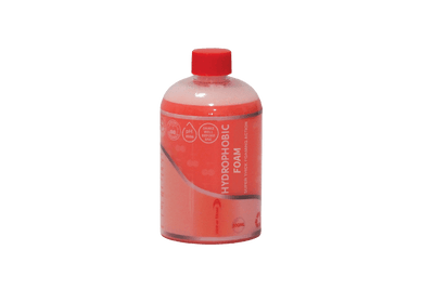 Bottle of 500ml Hydrophobic Snow Foaming Product with a red lid