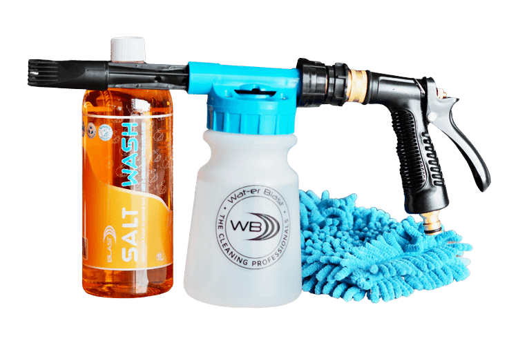 Snow Foaming Gun with Orange Marine Care Salt Washing Product with Wash Mitt