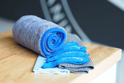 Microfibre Towel Pack with Large Drying Towel, Mini Microfibres, Glass Microfibres and Waffle Microfibre