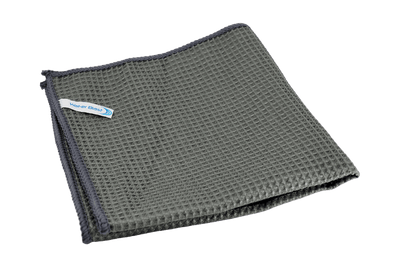 Grey Waffle Microfibre Cloth Towel